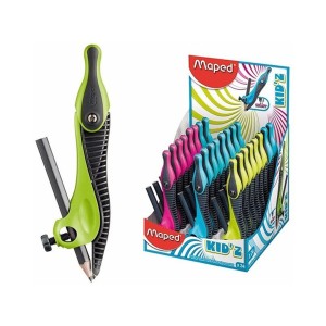 MAPED COMPAS PLASTICO C/ABRAZADERA x 1u